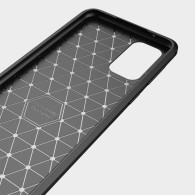 Калъф TECH-PROTECT TPUCARBON за SAMSUNG GALAXY A52 / A52S, Черен