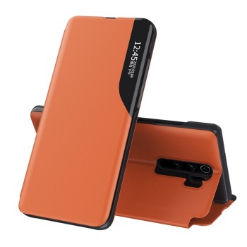 Калъф Eco Leather View Book за Xiaomi Redmi Note 8 Pro orange