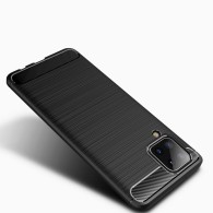 Калъф TECH-PROTECT TPUCARBON за SAMSUNG GALAXY A12 2020/ 2021, Черен