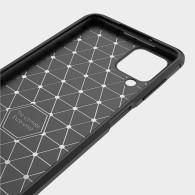 Калъф TECH-PROTECT TPUCARBON за SAMSUNG GALAXY A12 2020/ 2021, Черен
