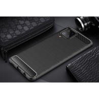 Калъф TECH-PROTECT TPUCARBON за SAMSUNG GALAXY A12 2020/ 2021, Черен