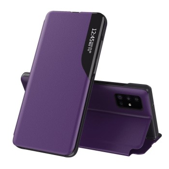 Калъф Eco Leather View Book за Huawei P40 purple
