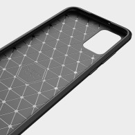 Калъф TECH-PROTECT TPUCARBON за SAMSUNG GALAXY A02S, Черен
