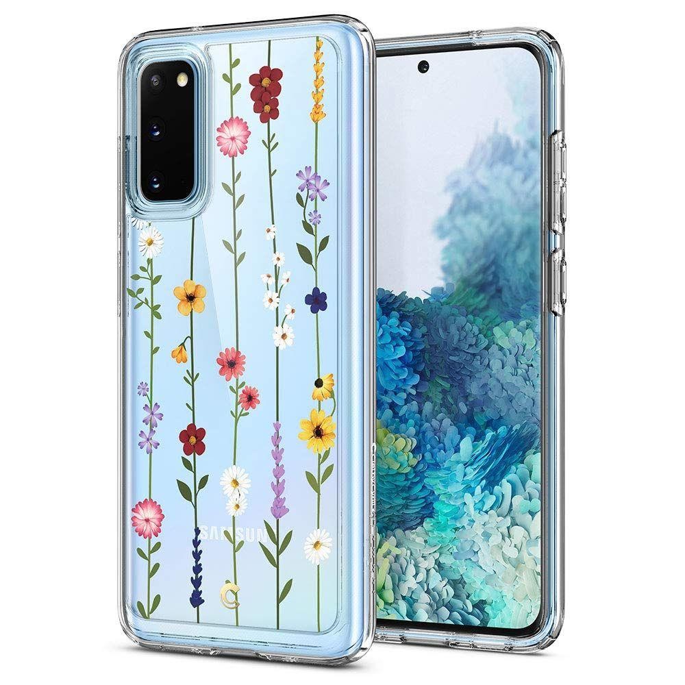 Spigen Ciel дизайнерски удароустойчив кейс за Samsung Galaxy S20, Flower Garden