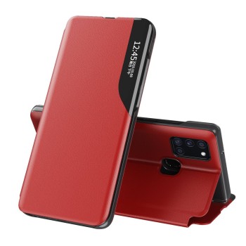 Калъф Eco Leather View Book за Samsung Galaxy A21S red