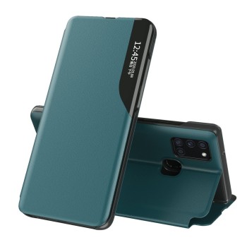Калъф Eco Leather View Book за Samsung Galaxy A21S green