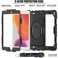 Калъф TECH-PROTECT SOLID360 за IPAD 10.2 2019/ 2020/ 2021, Черен