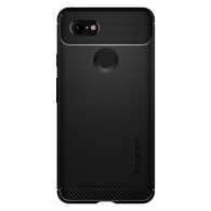 Spigen Rugged Armor удароустойчив силиконов (TPU) калъф за Google Pixel 3, Matte Black