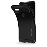 Spigen Rugged Armor удароустойчив силиконов (TPU) калъф за Google Pixel 3, Matte Black