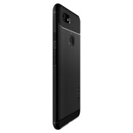 Spigen Rugged Armor удароустойчив силиконов (TPU) калъф за Google Pixel 3 XL, Black