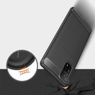 Калъф TECH-PROTECT TPUCARBON за XIAOMI MI 10T/MI 10T PRO, Черен