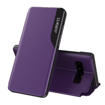 Калъф Eco Leather View Book за Samsung Galaxy S10+ Plus purple