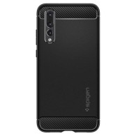 Spigen Rugged Armor удароустойчив силиконов (TPU) калъф за Huawei P20 Pro, Black
