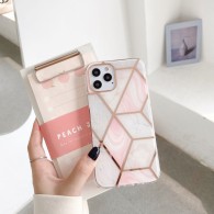 Калъф TECH-PROTECT MARBLE ”2” за IPHONE 12/12 PRO, Розов