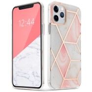 Калъф TECH-PROTECT MARBLE ”2” за IPHONE 12/12 PRO, Розов