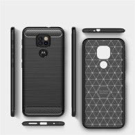 Калъф TECH-PROTECT TPUCARBON за MOTOROLA MOTO G9 PLAY/E7 PLUS, Черен