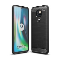 Калъф TECH-PROTECT TPUCARBON за MOTOROLA MOTO G9 PLAY/E7 PLUS, Черен