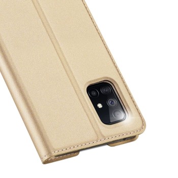 Калъф DUX DUCIS Skin Pro Bookcase type case for Samsung Galaxy A51 5G golden