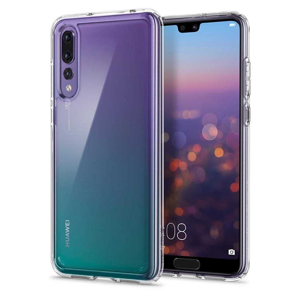 Spigen Ultra Hybrid хибриден кейс с най-висока степен на защита за Huawei P20 Pro, Crystal Clear