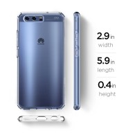 Spigen Liquid Crystal тънък силиконов (TPU) калъф за Huawei P10, Crystal Clear
