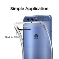 Spigen Liquid Crystal тънък силиконов (TPU) калъф за Huawei P10, Crystal Clear