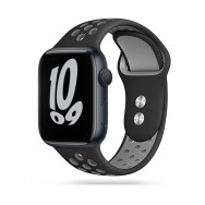 Каишка TECH-PROTECT SOFTBAND за APPLE WATCH 4/5/6/7/SE (42/44/45 MM), Черен/Сив