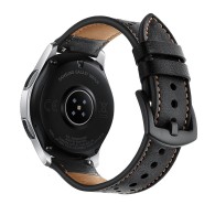 Каишка TECH-PROTECT LEATHER за SAMSUNG GALAXY WATCH 3 45MM, Черен