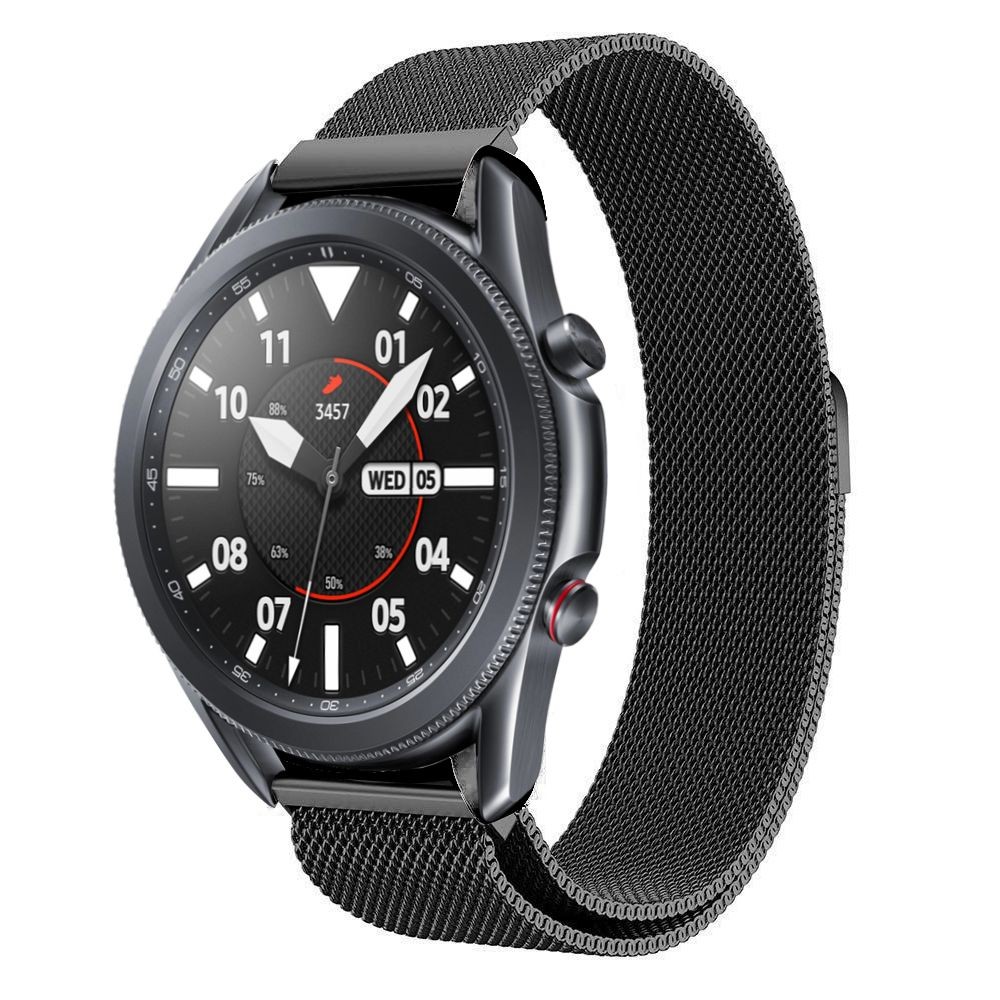 Каишка TECH-PROTECT MILANESEBAND за SAMSUNG GALAXY WATCH 3 45MM, Черен
