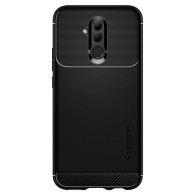Spigen Rugged Armor удароустойчив силиконов (TPU) калъф за Huawei Mate 20 Lite, Black