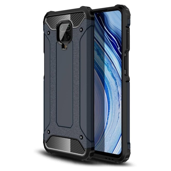 Калъф Hybrid Armor Case за Xiaomi Redmi Note 9 Pro / Redmi Note 9S blue