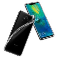 Spigen Liquid Crystal тънък силиконов (TPU) калъф за Huawei Mate 20 Pro, Crystal Clear