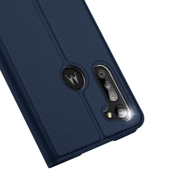 Калъф DUX DUCIS Skin Pro Bookcase type case for Motorola Moto G8 Power blue