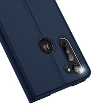 Калъф DUX DUCIS Skin Pro Bookcase type case for Motorola Moto G8 blue