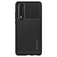 Spigen Rugged Armor удароустойчив силиконов (TPU) калъф за Huawei P30, Black