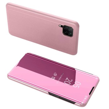 Калъф Clear View за Huawei P40 Lite / Nova 7i / Nova 6 SE pink