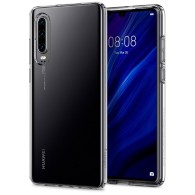 Spigen Liquid Crystal тънък силиконов (TPU) калъф за Huawei P30, Crystal Clear