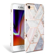 Калъф TECH-PROTECT MARBLE за IPHONE 7/8/SE 2020, Розов