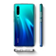 Spigen Liquid Crystal тънък силиконов (TPU) калъф за Huawei P30, Crystal Clear