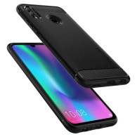 Spigen Rugged Armor удароустойчив силиконов (TPU) калъф за Huawei P Smart (2019), Black