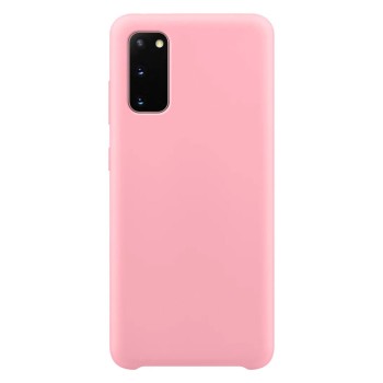 Калъф Soft Flexible Rubber Cover за Samsung Galaxy S20 pink