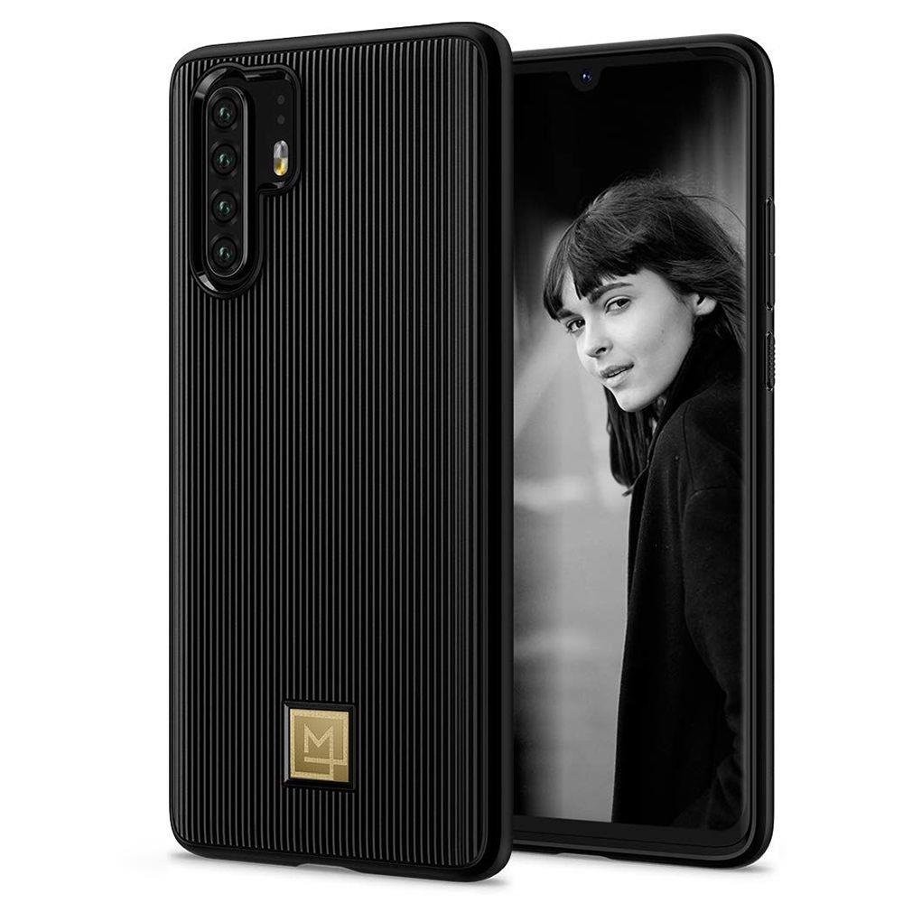 Spigen La Manon Classy дизайнерски удароустойчив кейс за Huawei P30 Pro, Black