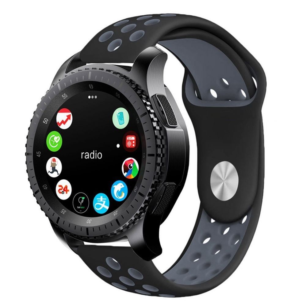 Каишка TECH-PROTECT SOFTBAND за SAMSUNG GALAXY WATCH 46MM, Черен/Сив