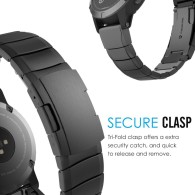 Каишка TECH-PROTECT STEELBAND за GARMIN FENIX 3/5X/3HR/5X PLUS/6X/6X PRO, Черен