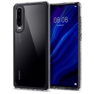 Spigen Ultra Hybrid хибриден кейс с най-висока степен на защита за Huawei P30, Crystal Clear