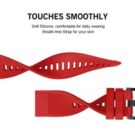 Каишка TECH-PROTECT SMOOTH за GARMIN FENIX 3/5X/3HR/5X PLUS/6X/6X PRO, Червен