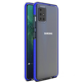 Spring Case за Samsung Galaxy A51 dark blue