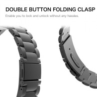 Каишка Tech-Protect Stainless за Samsung Gear S3, Черен