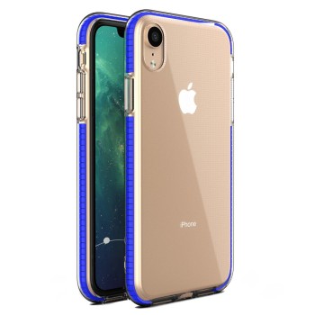 Spring Case за iPhone XR dark blue