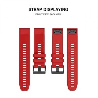 Каишка TECH-PROTECT SMOOTH за GARMIN FENIX 5/6/6 PRO, Червен