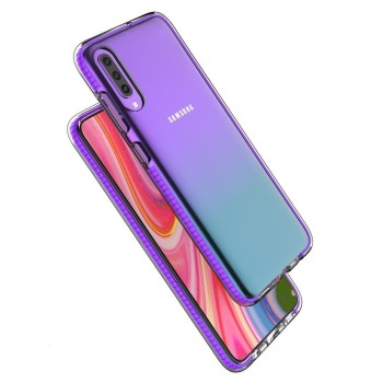 Spring Case за Samsung Galaxy A70 light blue